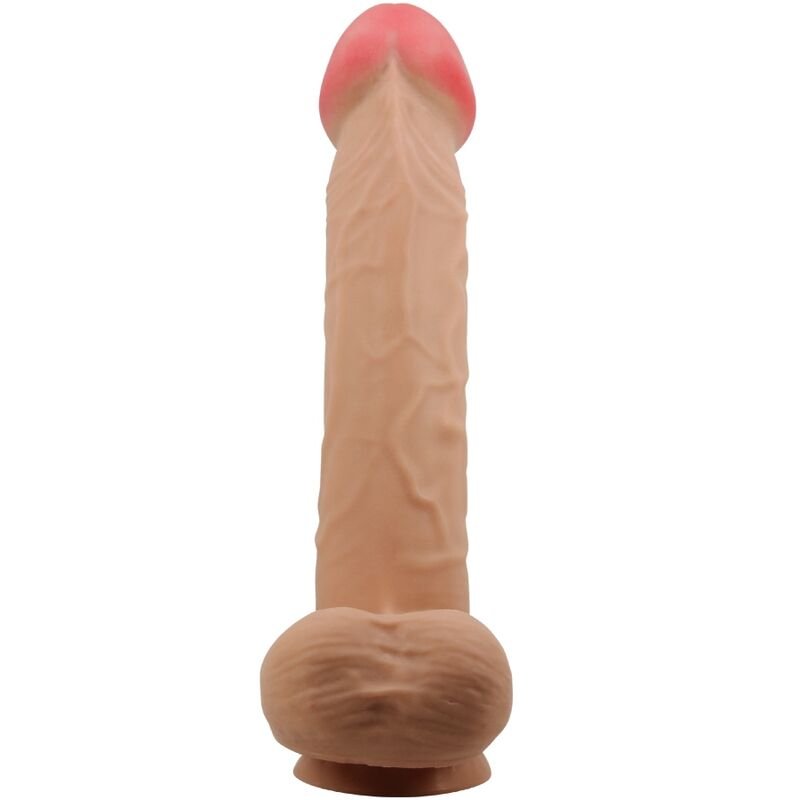 PRETTY LOVE - SÉRIE SLIDING SKIN DILDO REALÍSTICO COM VENTOSA DESLIZANTE PELE CARNE 26 CM - Image 4