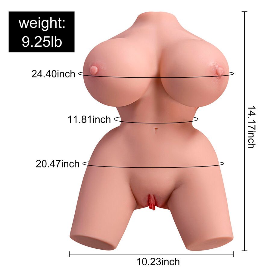 XISE - FRIEDA TRONCO FEMININO REALISTA COM VIBRAÇÃO 36 CM - Image 2