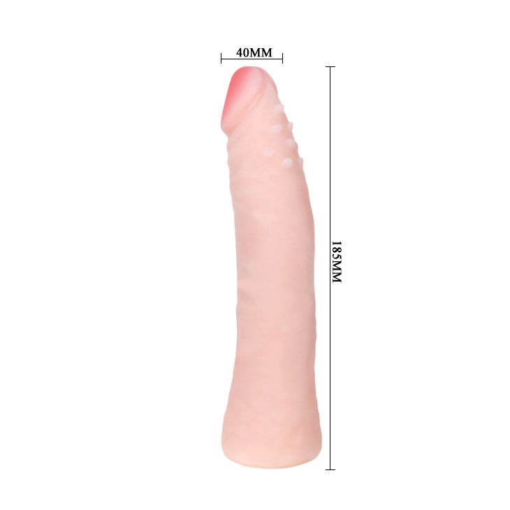 BAILE - DILDO DE SILICONE REALISTIC SKIN TOUCH 19 CM COR DA CAIXA ALEATÓRIA - Image 5