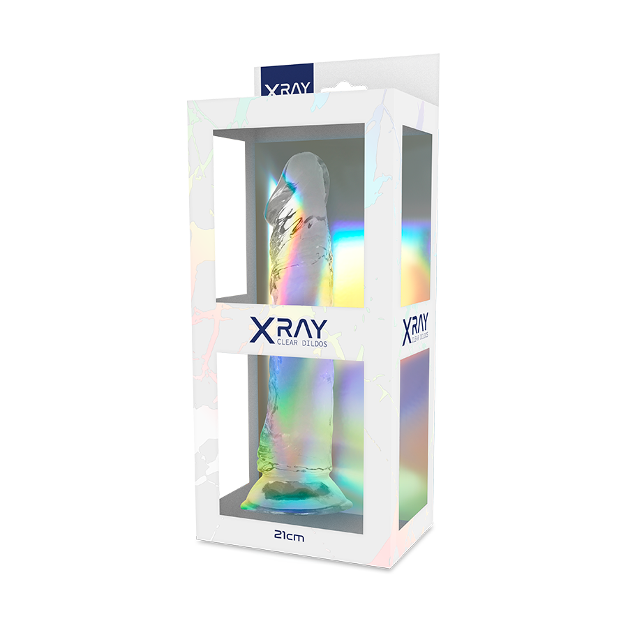 X RAY - DILDO TRANSPARENTE 21 CM -O- 4 CM - Image 2