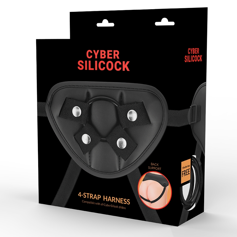 CYBER SILICOCK - ARNÊS DE CINTA COM 3 ANÉIS GRTIS - Image 5