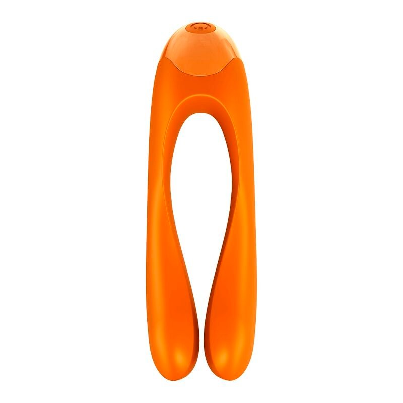 SATISFYER - VIBRADOR DE DEDO CANDY CANE LARANJA - Image 5