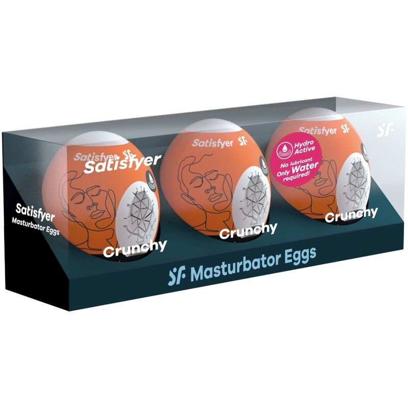 SATISFYER - 3 OVOS MASTURBADORES NAUGHTY, SAVAGE & CRUNCHY - Image 2