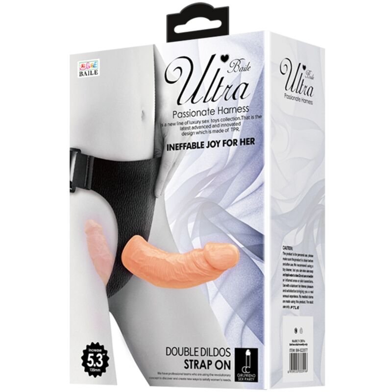 BAILE - ULTRA APAIXONADO DILDOS DUPLOS COM ARNÊS - Image 4