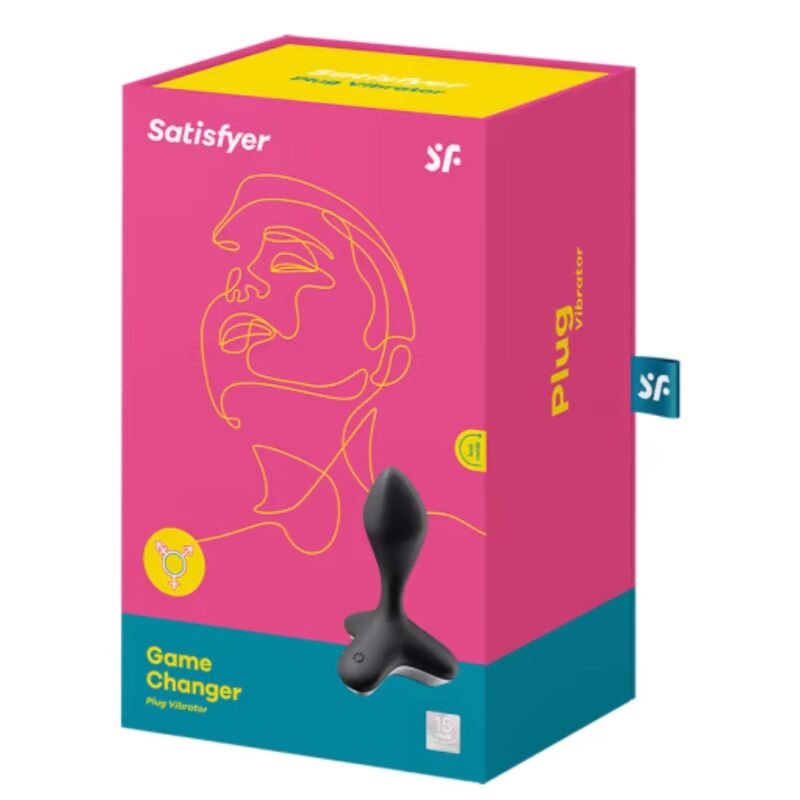 SATISFYER - GAME CHANGER PLUG VIBRADOR PRETO - Image 5