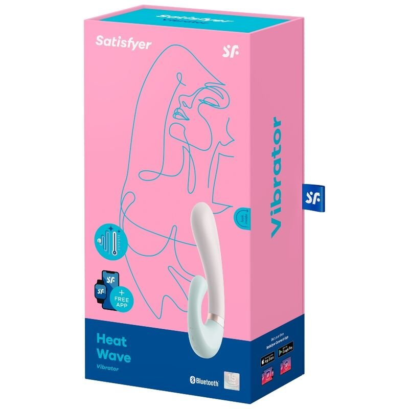 SATISFYER - APLICATIVO VIBRADOR DE ONDAS DE CALOR BRANCO - Image 4