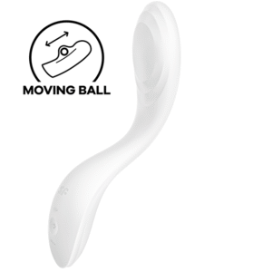 SATISFYER - VIBRADOR RRROLLING PLEASURE GSPOT BRANCO