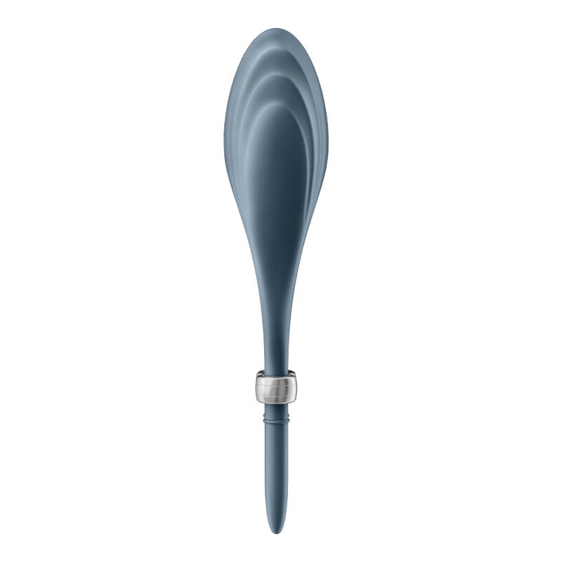 SATISFYER - VIBRADOR DE ANEL DUELISMO CINZA - Image 3