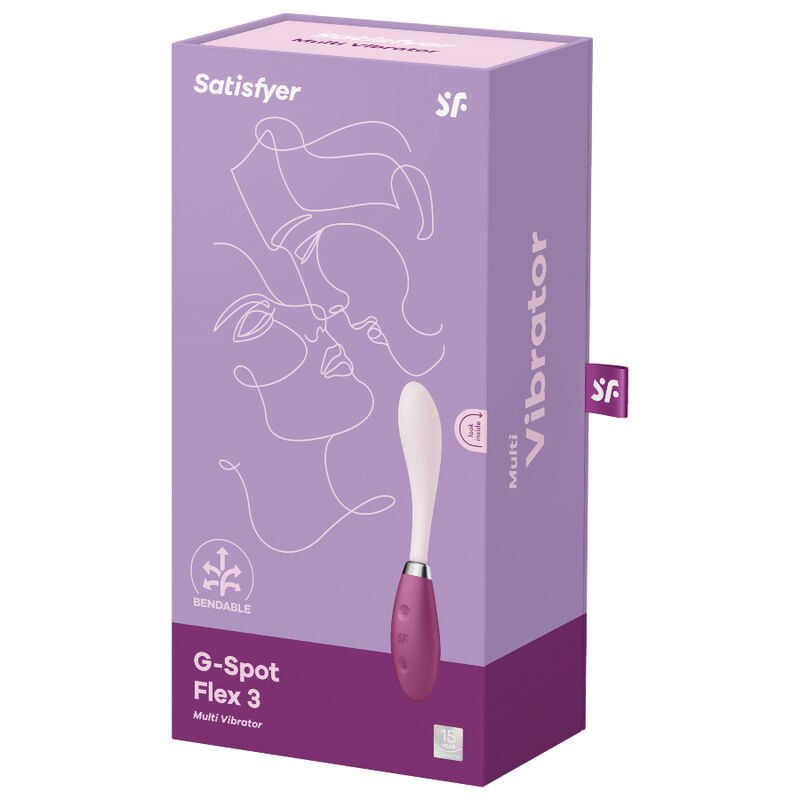 SATISFYER - MULTI VIBRADOR G-SPOT FLEX 3 VERMELHO - Image 4