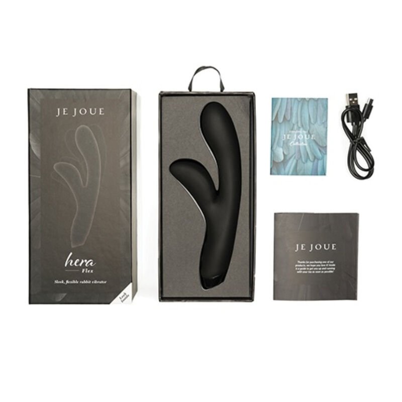 JE JOUE - VIBRADOR HERA FLEX COELHO - PRETO - Image 4