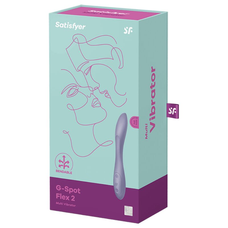SATISFYER - MULTI VIBRADOR G-SPOT FLEX 2 ROXO - Image 4