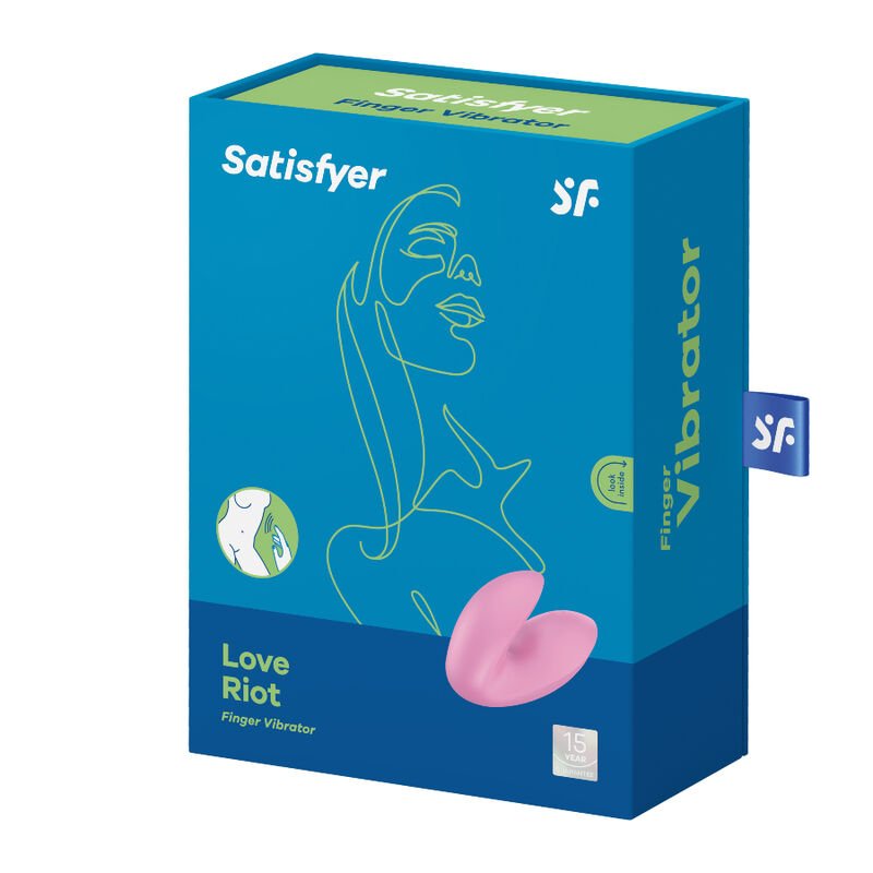 SATISFYER - VIBRADOR DE DEDO LOVE RIOT ROSA - Image 4