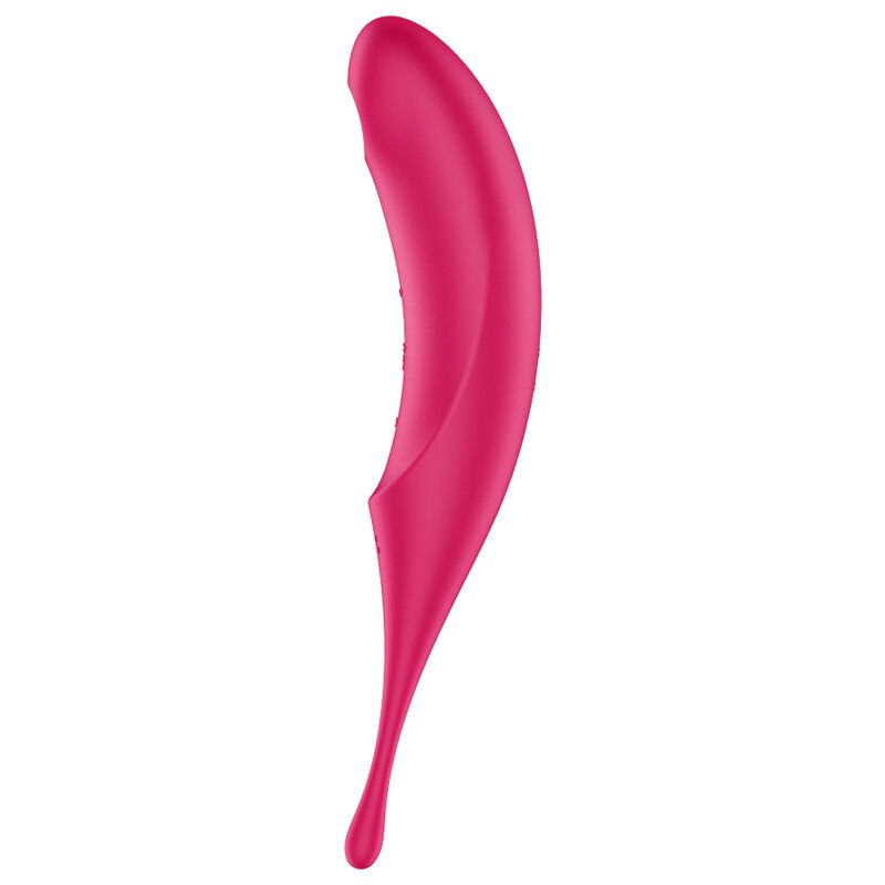 SATISFYER - ESTIMULADOR E VIBRADOR DE PULSO TWIRLING PRO AIR VERMELHO - Image 3