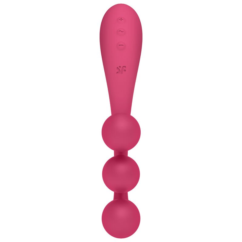 SATISFYER - MULTI VIBRADOR TRI BALL 1 VERMELHO - Image 2