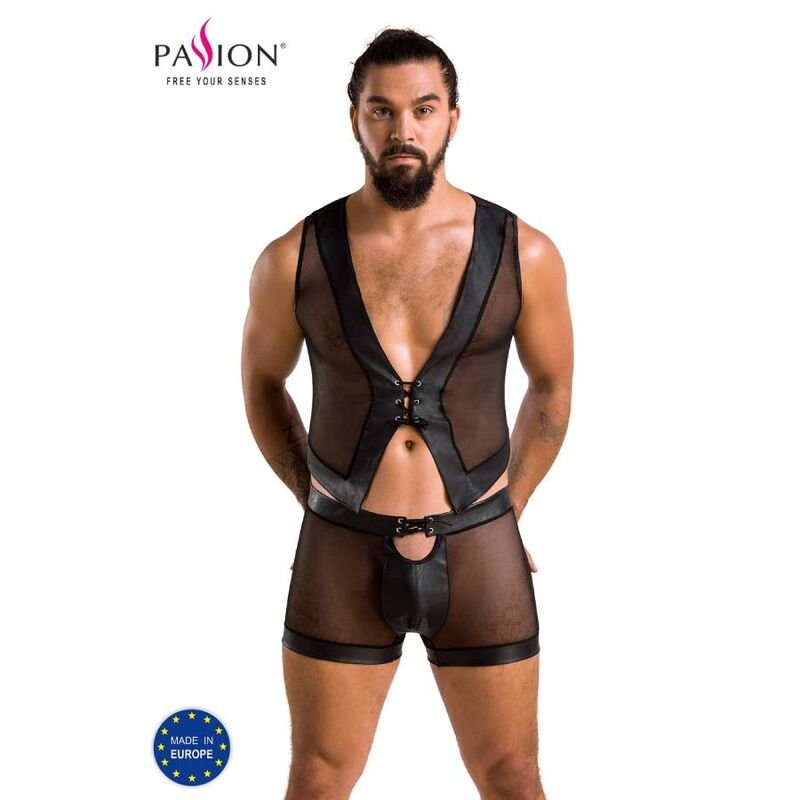 PASSION - 053 CONJUNTO WILLIAM BLACK S/M