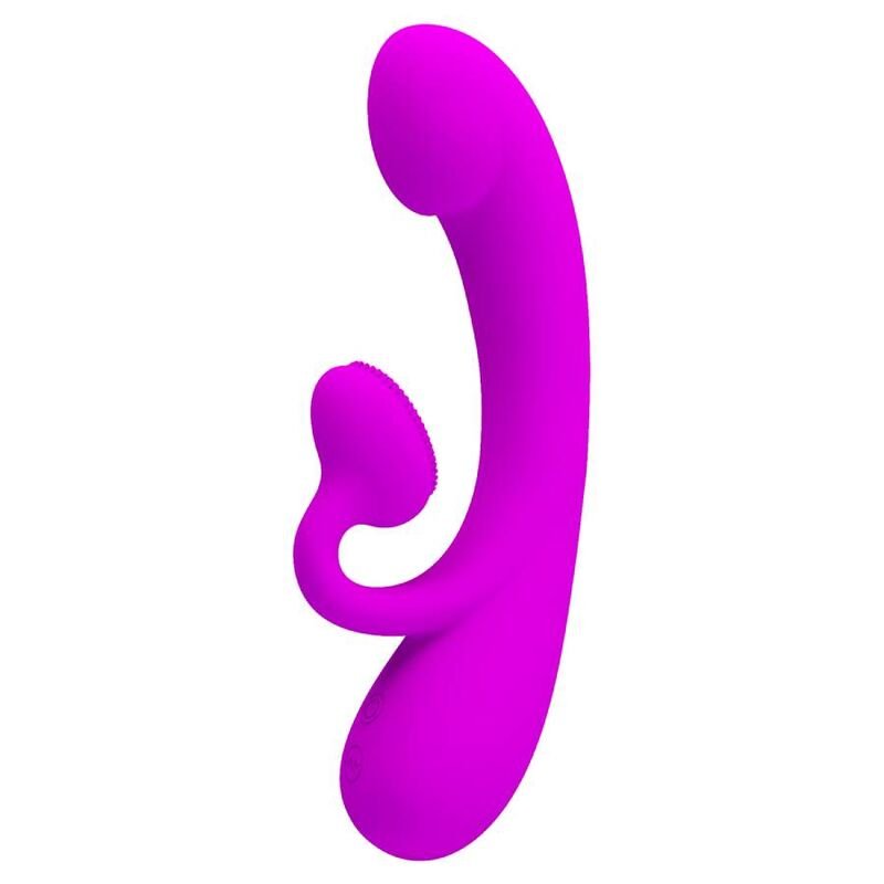 PRETTY LOVE - VIBRADOR SINCERO E ONDAS ESTIMULANTES DO CLITÓRIS SILICONE ROXO - Image 2