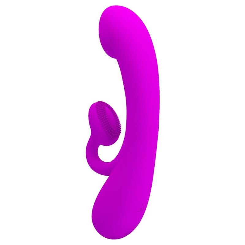 PRETTY LOVE - VIBRADOR SINCERO E ONDAS ESTIMULANTES DO CLITÓRIS SILICONE ROXO - Image 3