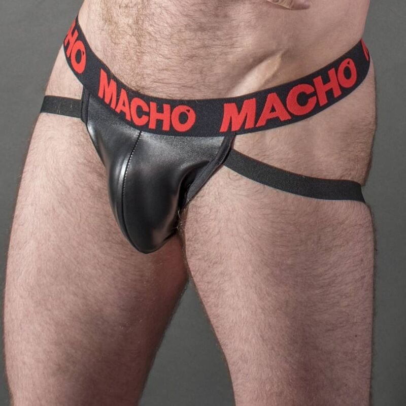 MACHO - MX25RC JOCK COURO VERMELHO M - Image 2