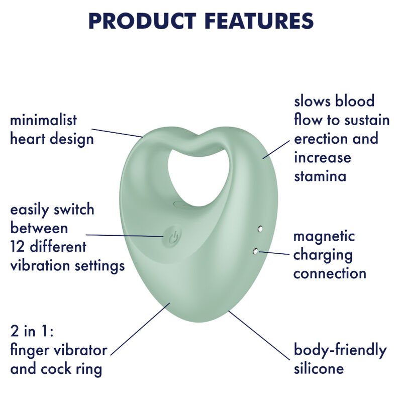 SATISFYER - PAR PERFEITO 3 VERDE - Image 5