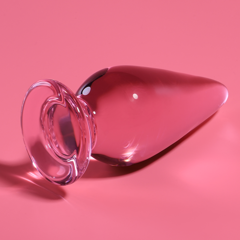 NEBULA SERIES BY IBIZA - MODELO 4 ANAL PLUG VIDRO BOROSILICADO ROSA 11 CM -O- 5 CM - Image 2