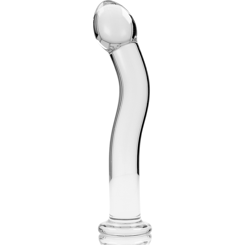 SÉRIE NEBULA BY IBIZA - MODELO 18 DILDO VIDRO BOROSILICADO TRANSPARENTE 18.5 CM -O- 3.5 CM - Image 5