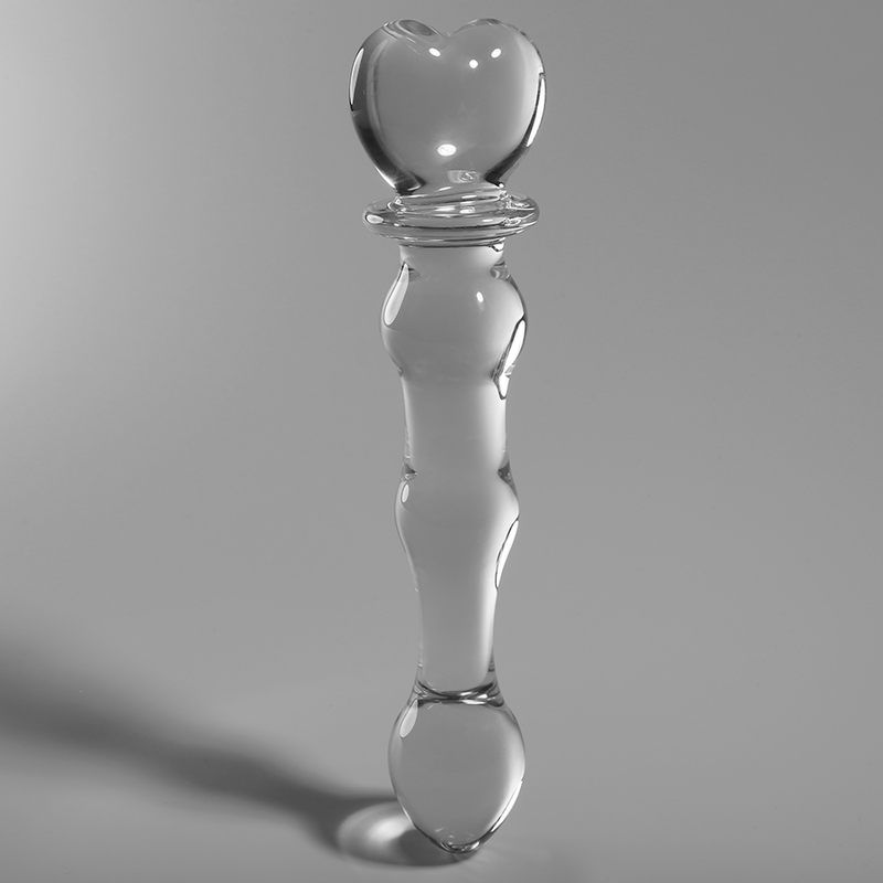 NEBULA SERIES BY IBIZA - MODELO 21 DILDO VIDRO BOROSILICADO TRANSPARENTE 20.5 CM -O- 3.5 CM - Image 2