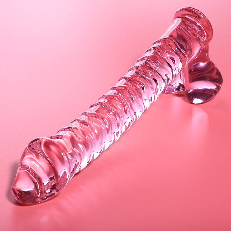 NEBULA SERIES BY IBIZA - MODELO 23 DILDO VIDRO BOROSILICADO ROSA 21.5 CM -O- 4 CM - Image 2