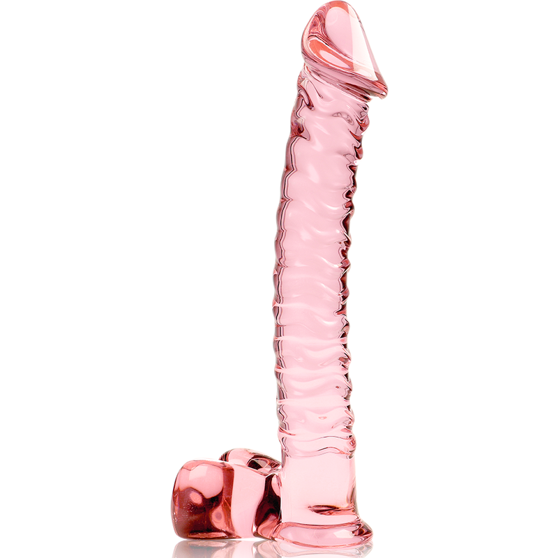 NEBULA SERIES BY IBIZA - MODELO 23 DILDO VIDRO BOROSILICADO ROSA 21.5 CM -O- 4 CM - Image 5