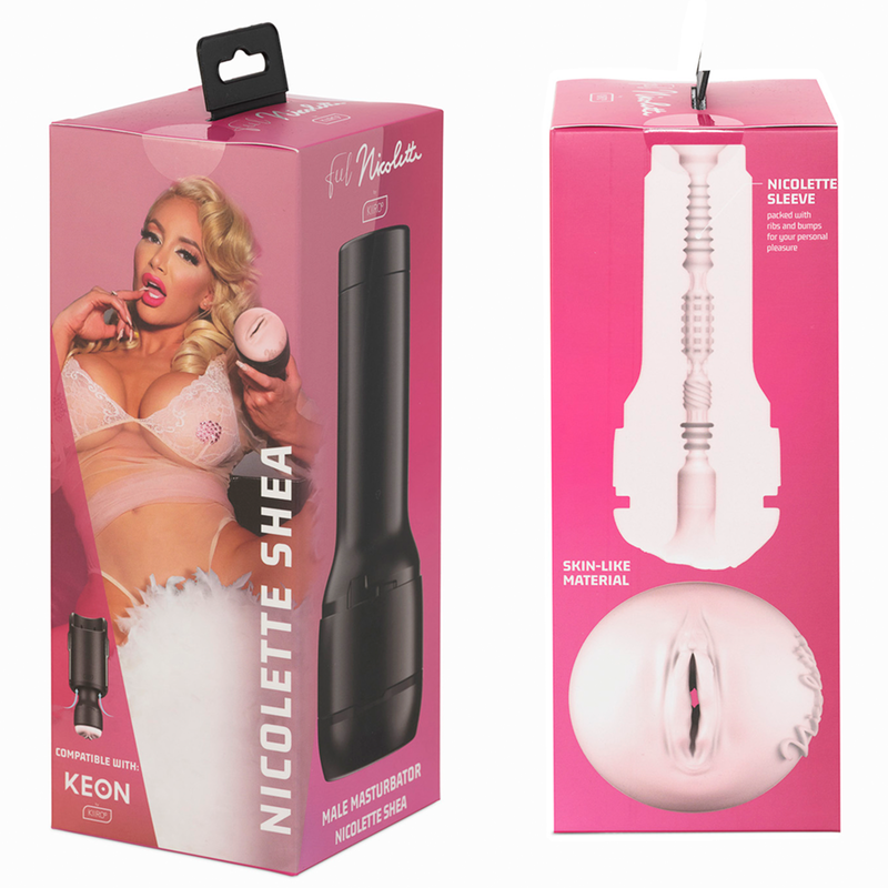KIIROO - KEON + FEEL NICOLETTE SHEA STROKER + LUBRIFICANTE DE QUALIDADE AQUA 50 ML - Image 5