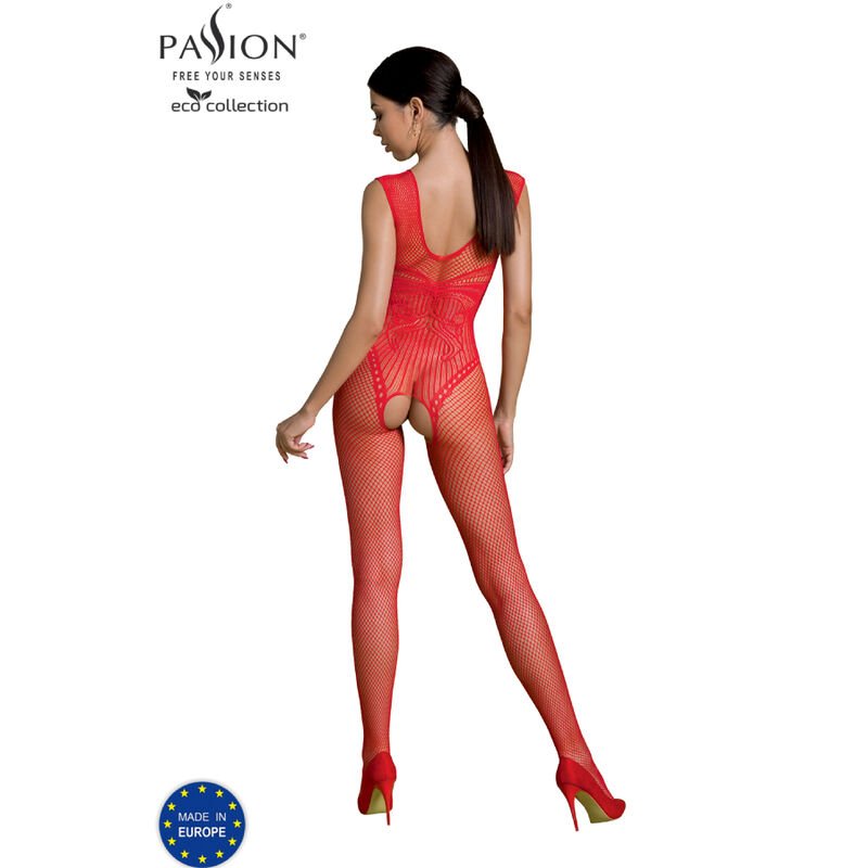 PASSION - COLEO ECO BODYSTOCKING ECO BS003 VERMELHO - Image 2