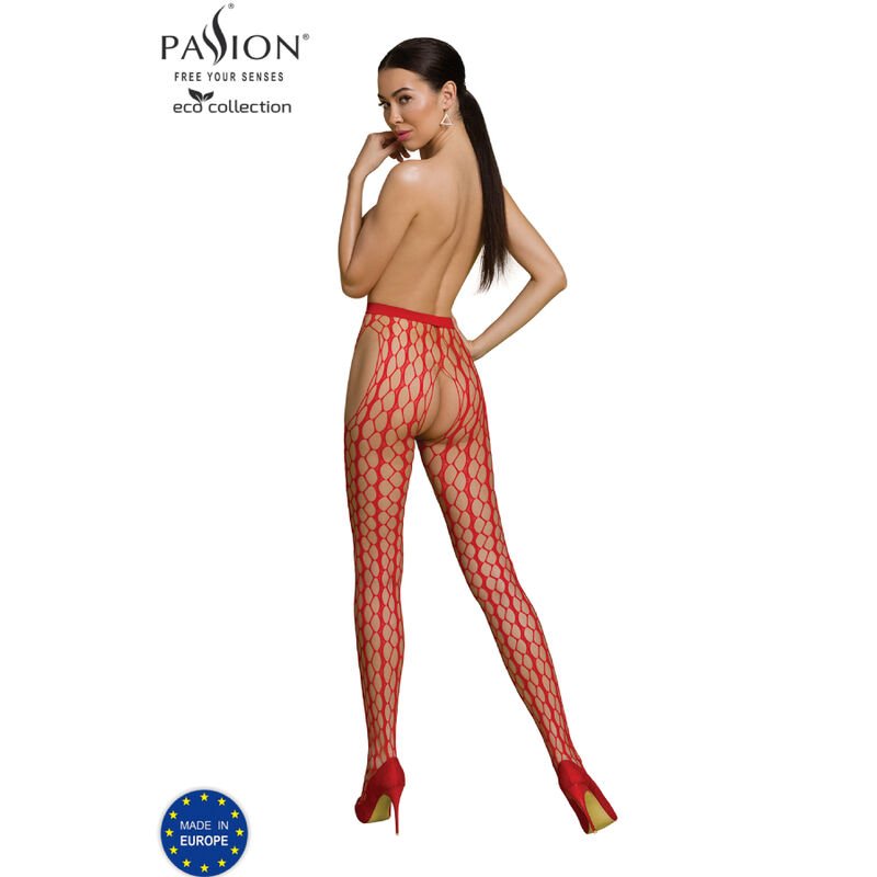 PASSION - COLEO ECO BODYSTOCKING ECO S007 VERMELHO - Image 2