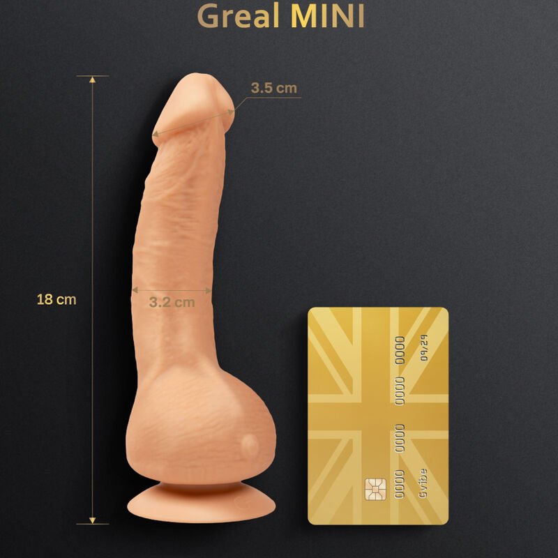 G-VIBE - GREAL MINI VIBRADOR DILDO SILICONE NATURAL - Image 2