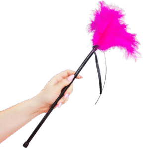 SECRETPLAY - PENAS ROSA 40 CM