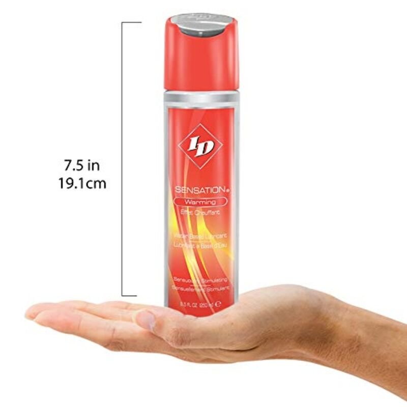 ID SENSATION - LUBRIFICANTE BASE DE GUA COM EFEITO CALOR 250 ML - Image 2