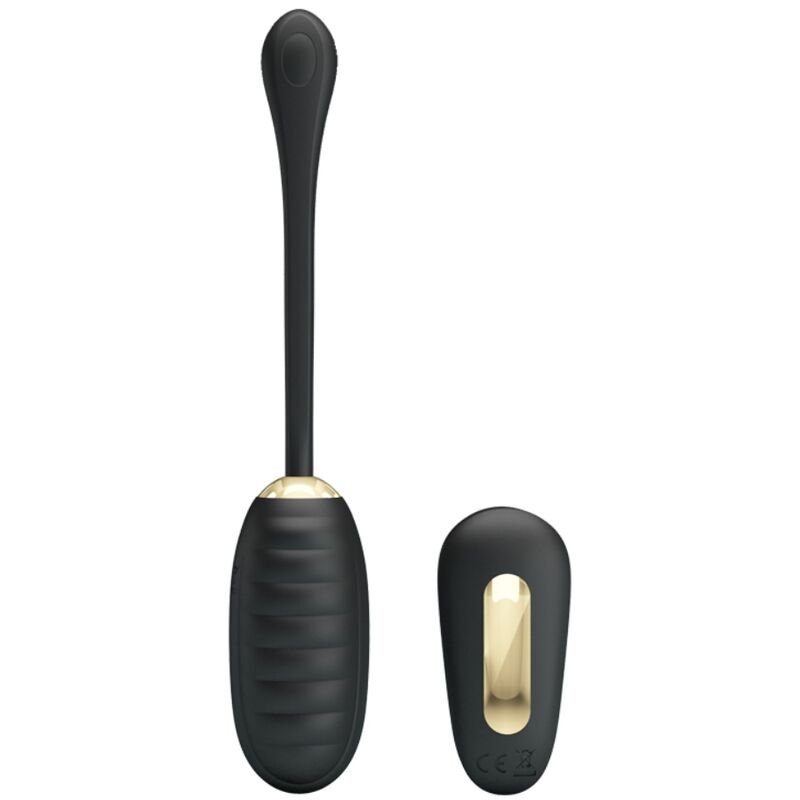 PRETTY LOVE - DOREEN LUXURY RECARREGÁVEL VIBRADOR OVO PRETO CONTROLE REMOTO - Image 2