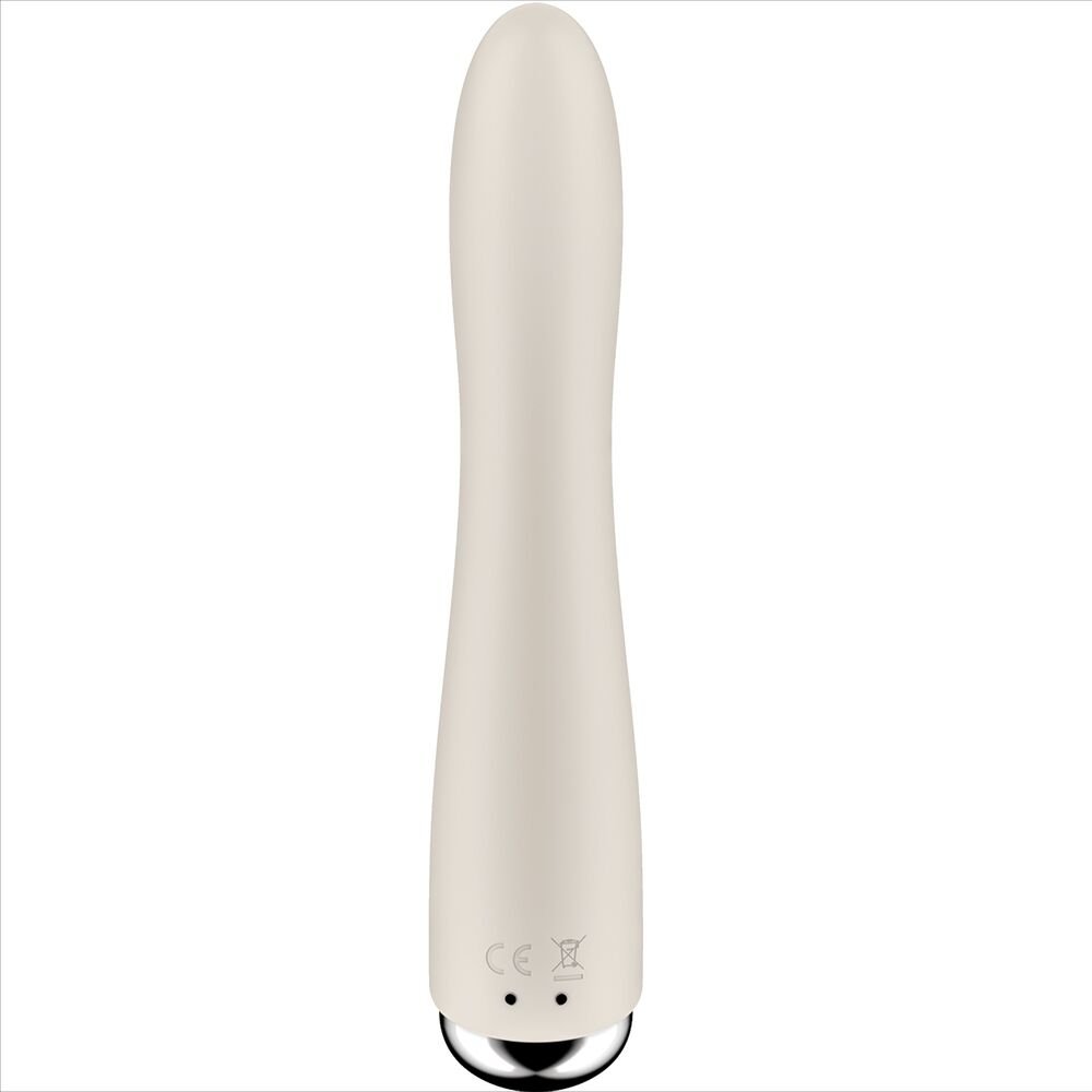 SATISFYER - VIBRADOR ROTADOR BEGE SPINNING VIBE 1 G-SPOT BEIGE - Image 3