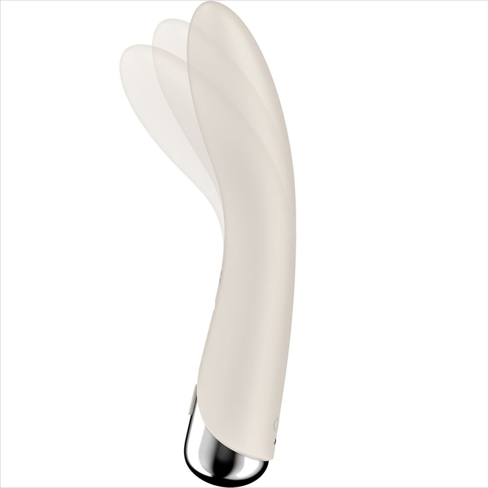 SATISFYER - VIBRADOR ROTADOR BEGE SPINNING VIBE 1 G-SPOT BEIGE - Image 5