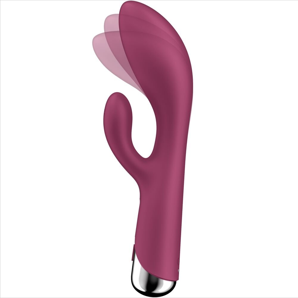 SATISFYER - COELHO GIRATÓRIO 1 CLITÓRIS E ESTIMULAO DE PONTO G VERMELHO - Image 5