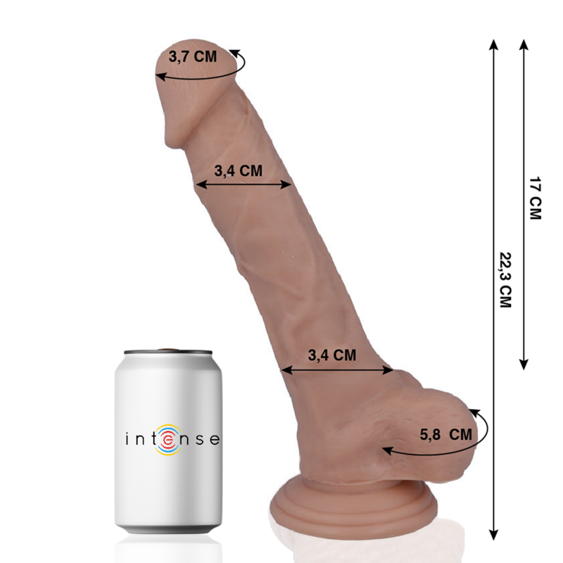 MR INTENSE - 28 REALISTIC PENIS 22.3 CM -O- 3.4 CM - Image 2