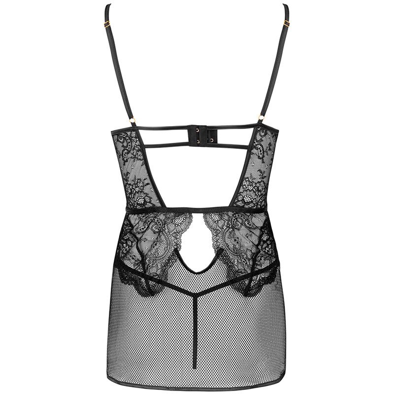 LIVCO CORSETTI FASHION - CAMISA BARIRIN LC 90633 + CALCINHA PRETA - Image 4