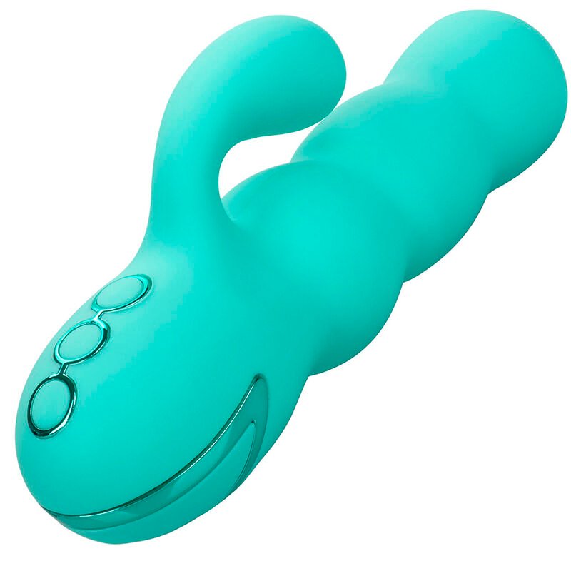 CALEXOTICS - VIBRADOR DEL MAR DIVA RABBIR AQUA GREEN POR CALIFORNIA DREAMING - Image 5