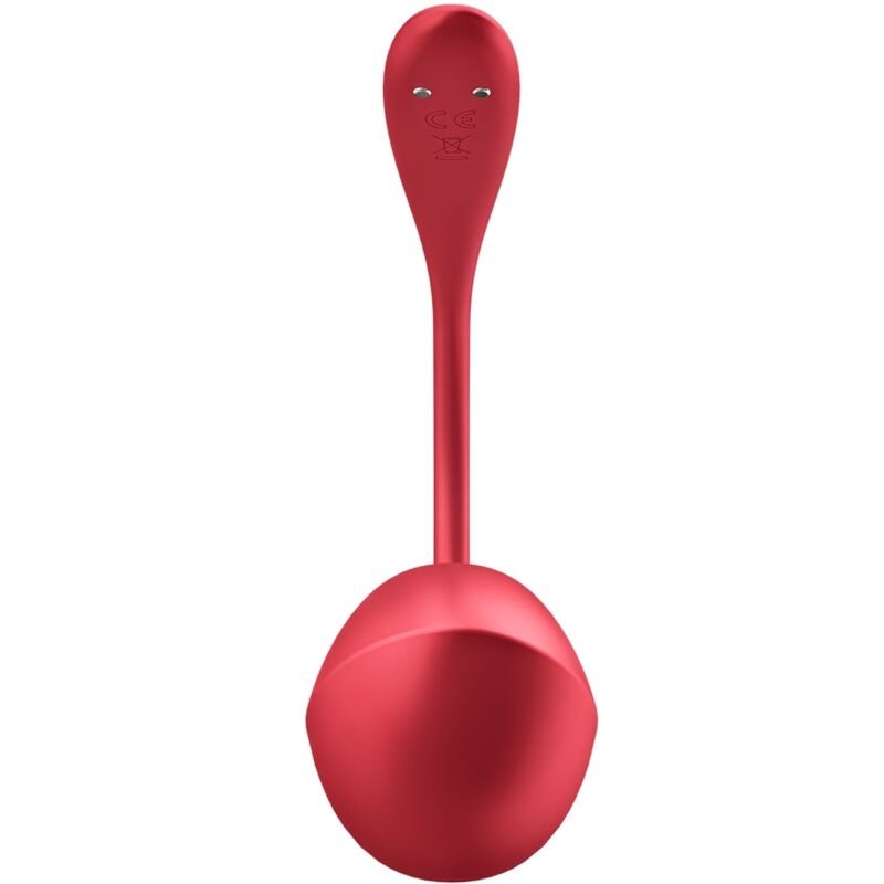 SATISFYER - SHINY PETAL ESTIMULADOR DE CONTROLE REMOTO G POINT VERMELHO APLICATIVO GRATUITO - Image 3