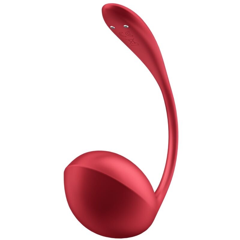 SATISFYER - SHINY PETAL ESTIMULADOR DE CONTROLE REMOTO G POINT VERMELHO APLICATIVO GRATUITO - Image 4