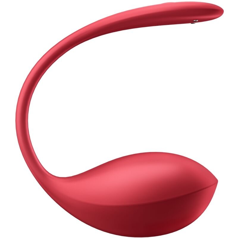 SATISFYER - SHINY PETAL ESTIMULADOR DE CONTROLE REMOTO G POINT VERMELHO APLICATIVO GRATUITO - Image 2