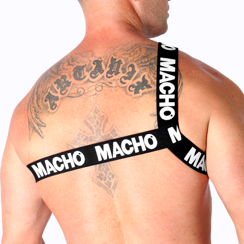 MACHO - ARNÊS ROMANO BRANCO L/XL - Image 3