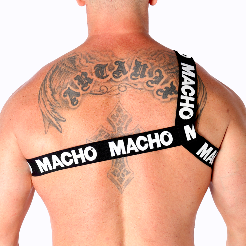 MACHO - ARNÊS ROMANO BRANCO L/XL - Image 4