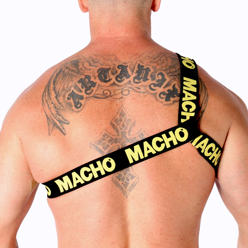 MACHO - ARNÊS ROMANO AMARELO L/XL - Image 4