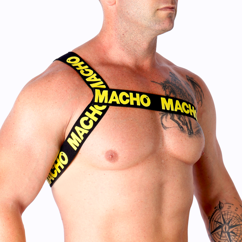 MACHO - ARNÊS ROMANO AMARELO L/XL - Image 2