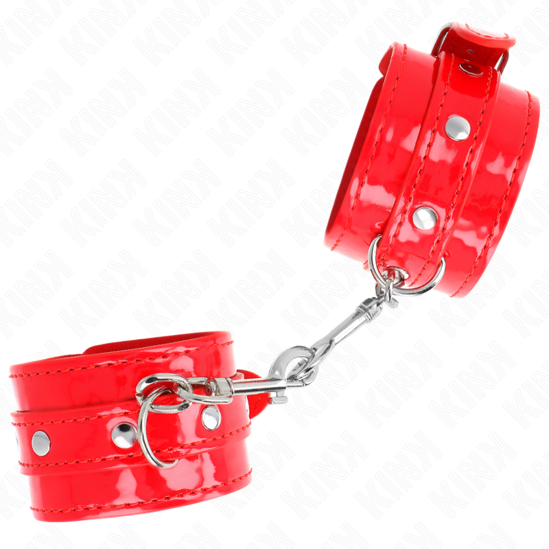 KINK - PUNHOS DE MÃO BRILHANTE VERMELHO AJUSTÁVEL 23-33 CM - Image 2