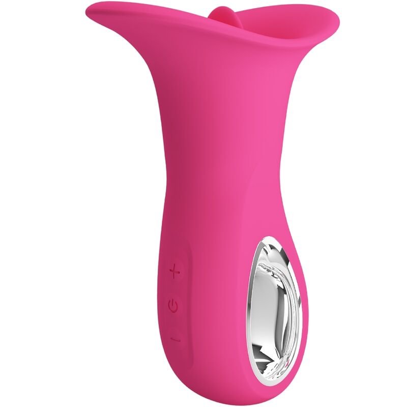 PRETTY LOVE - CLYDE VIBRADOR ORAL LÍNGUA VIBRANTE 12 VIBRAÇÕES ROSA - Image 3